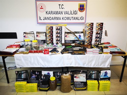 Karaman İl Jandarma Komutanlığı Sorumluluk Bölgesinde İcra Edilen Uyuşturucu Operasyonu